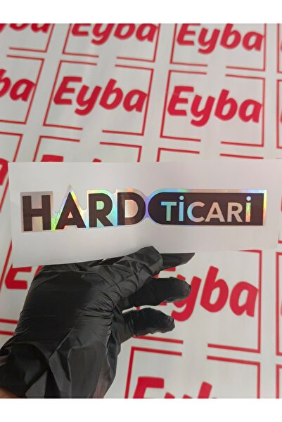 EYBA STİCKER Color Printing on Hard Commercial Writing Hologram 18 cm 1 Piece