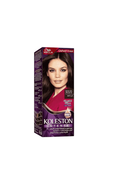 wella koleston صبغة شعر كولستون إنتنس بني داكن 303/0 - 100 مل