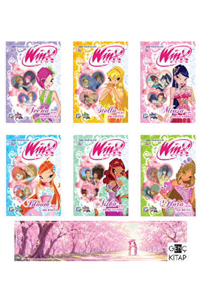 Komik Şeyler Winx Club Aşk Hikayeleri 6'lı Çizgi Roman Seti/Flora için Bir Bü...