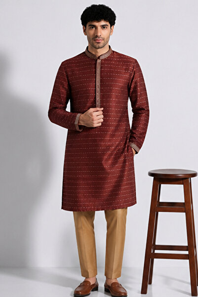 ETEN Mens Long Kurta Pyjama Set