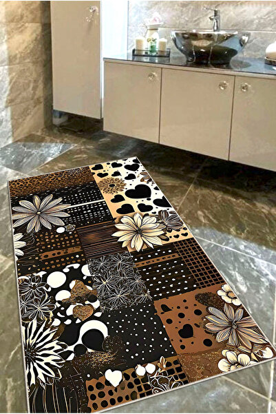 Ardizayn Chrysanthemum, Non-Slip Base 80X120Cm Bath Mat, Bathroom Rug