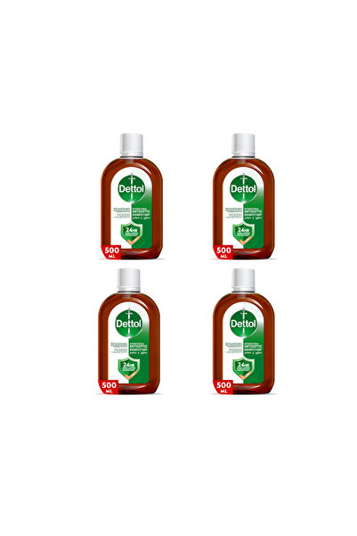 Generic Brand 4 Pack Dettol - Disinfectant Liquid 500ml