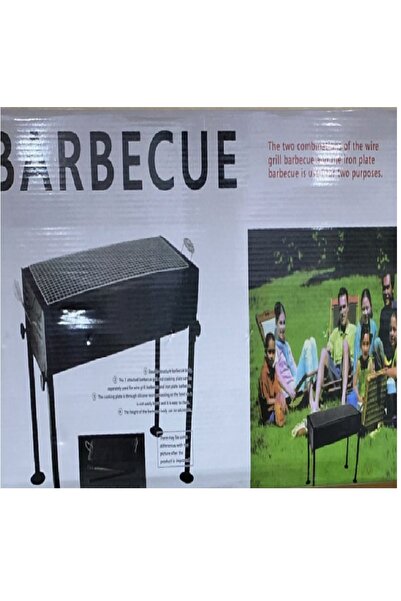 Generic Outdoor Charcoal Grill With Long Stand