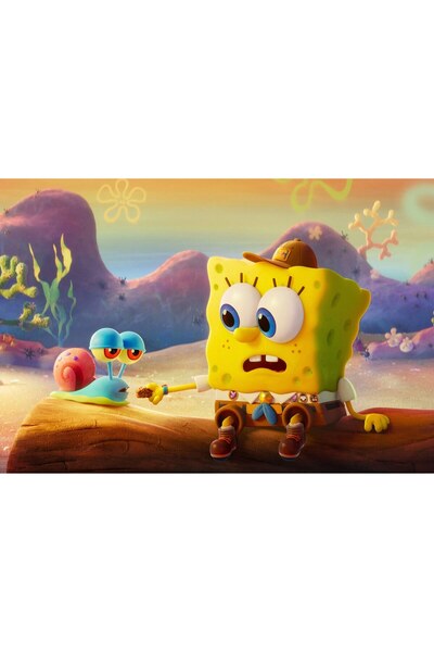 OEM Poster SpongeBob și Gary Drăguț 4k, 61x90 cm, poster3981