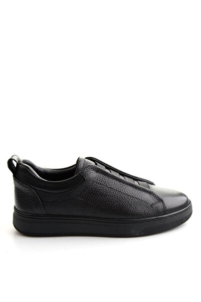 Bambi Siyah Floter Hakiki Deri Erkek Casual Ayakkabı E01593061040