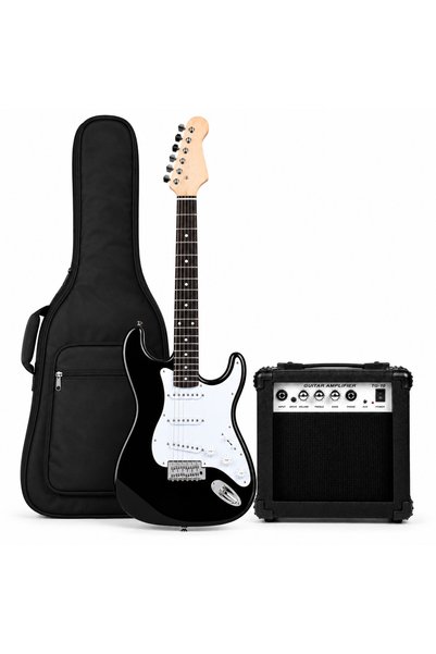 MegArya Electric Guitar Starter Kit, 6 String SSS Electric Guitar with TG-10 ...