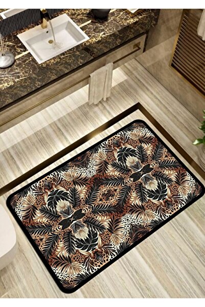 Ardizayn Tropical, Non-Slip Base 80X120Cm Bath Mat, Bathroom Rug