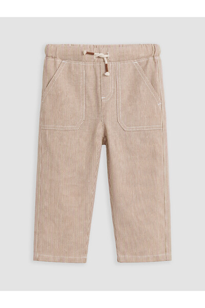 LC Waikiki Two Mt Shop Quality Lcw Kids Brown Linen Look Boys' Trousers