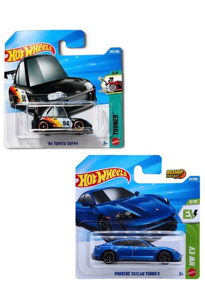 HOT WHEELS '94 Toyota Supra - Porsche Taycan Turbo S