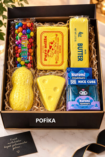 Pofika Butter Jelly|Pure Mılk|Butter|Fıstık|Cheese|Needoh Kuromı 6'lı Trend S...