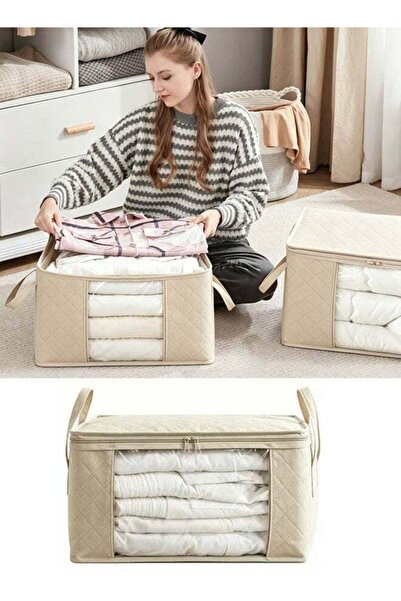 Quivlox Large Capacity Clothing Storage Box,Clothing Storage Bag,Foldable Qui...