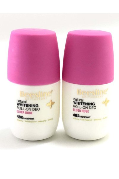 Beesline Elder Rose Whitening Roll-On Fragranced Deo Pack Of 2 Pieces 2×(50)ml