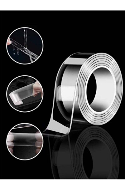 Healife Heavy-Duty Double-Sided Nano Tape - 3 Meters, Reusable & Traceless fo...