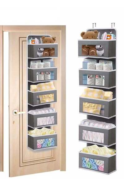 MIXDE Over Door Storage Organizer,Large Pockets Hanging Organizer,Heavy Duty ...