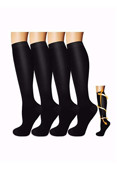 EXCEFORE Compression Socks,4 Pairs for Women and Men,20-30 mmHg is Best for A...