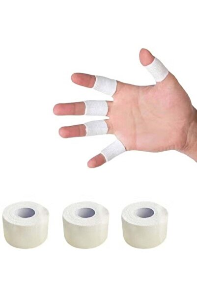 rocooart 3-Roll Zinc Oxide Tape, Breathable Wrist Finger Strapping Tape Cohes...