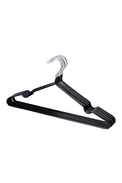 Generic 10-Piece Hanger Set Black/Silver 40x20cm