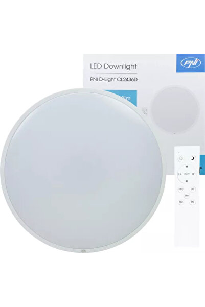 PNI Plafoniera LED D-Light CL2436D 36W dimabila alb