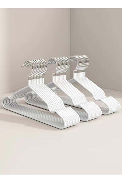 Generic 30 Pack Stainless Steel Kids Hangers Children's and Baby Non-Slip Met...