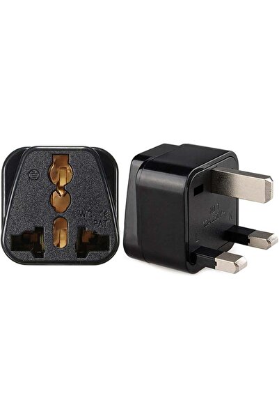 VIUAUAX [2-Pack] USA/Canada/EU/AU to UAE Dubai UK HK Plug Converter, 3-Pin Tr...