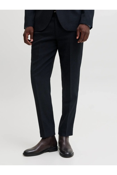 Jack & Jones Men's Suit Trousers, Wool Blend, Mid Rise, Slim Fit, JPRSOLARIS,...