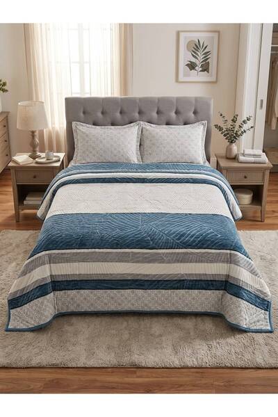 AKSU %100 polyester vizon battaniye 155 x 215