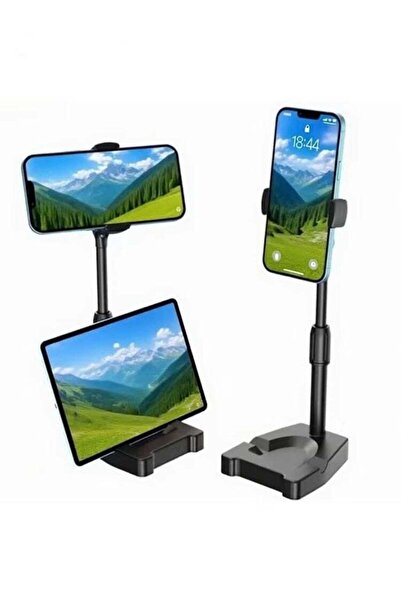 YUFAN Adjustable Height Telephone Stand,360-degree Rotating Retractable Desk ...