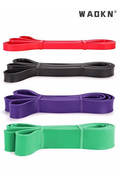 GENERAL WAOKN Pull up Assist Bands Set Set Of 4 Exercise Resistance Bands Str...