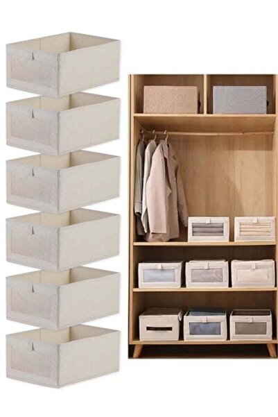 DUNISO 6 Pcs Wardrobe Clothes Organizer,Visible Drawer Organizers，Foldable Cl...