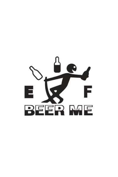 EYBA STİCKER Beer Me Tank Fuel Cap Sticker 18 cm 1 Piece