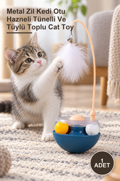 Yenilig 1 Piece of Zilli Hacıyatmaz Cat Toy – Cat Toy with Metal Bell, Catnip...