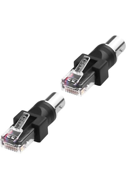 KASTWAVE محول إيثرنت من BNC أنثى إلى RJ45 ذكر، موصل كابل محوري إلى شبكة، موصل...