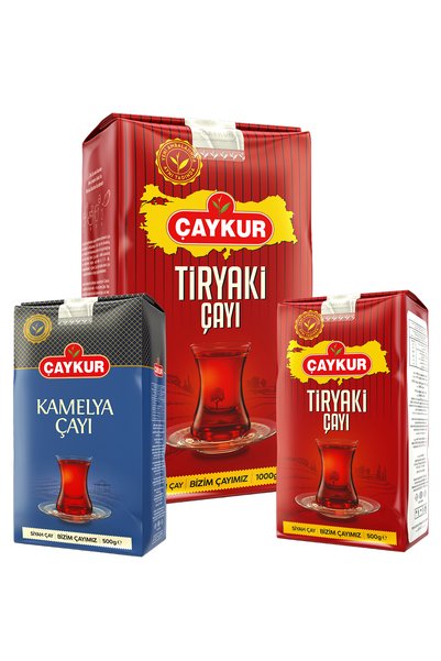 Çaykur تيرياكي 500 جرام و1 كجم، كاميليا 500 جرام عبوة شاي بالجملة