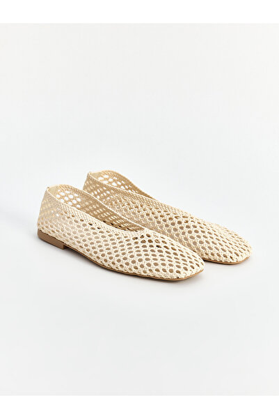 LC Waikiki Alita City Lcw Steps Beige Women's Flat Shoes with a Difference