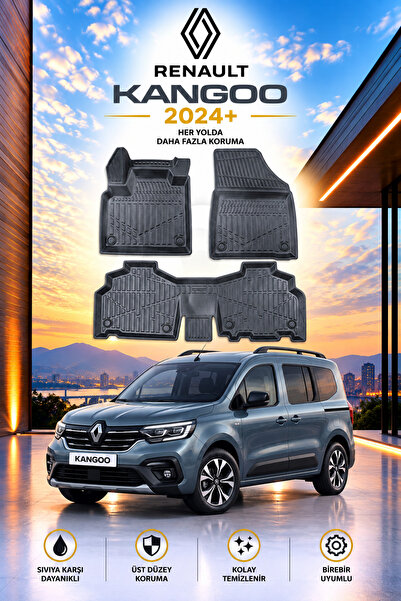 MODxAUTO RENAULT KANGOO 2024+ ARACINIZA ÖZEL ÜRETİM HAVUZLU PASPAS TAKIMI A+ ...