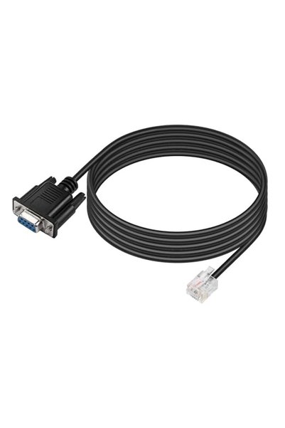 AZONEE DB9 to RJ11 Cable, DB9 Pin Female Plug to RJ11/RJ12 6P6C Telephone Cry...