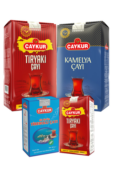 Çaykur تيرياكي 500 جرام و1 كجم، كاميليا 1 كجم، 42 نو تيريبولو 500 جرام عبوة ش...