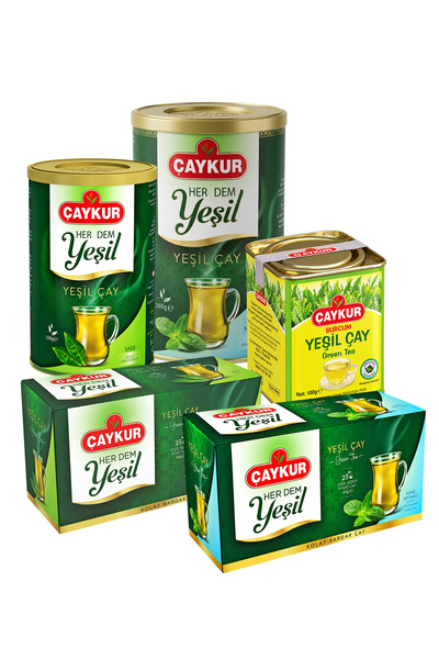 Çaykur Herdem and Burcum Leaf Pouch Green Tea Package
