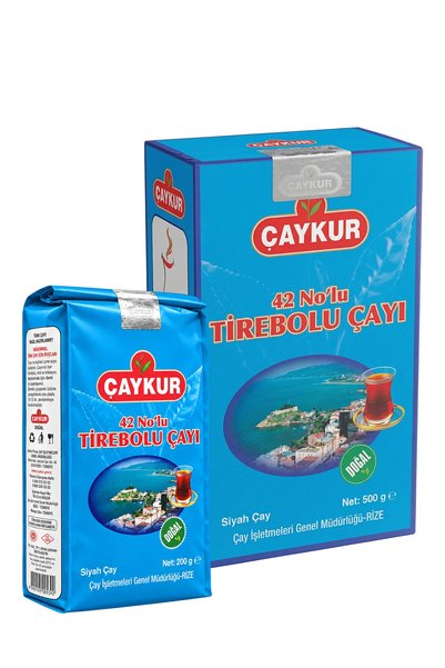 Çaykur 42 نو تيربيولو 200 جرام و500 جرام عبوة شاي سائب