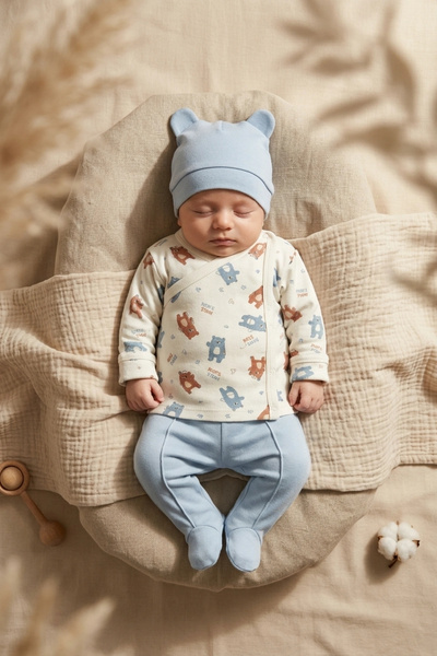 Babycan طقم تينيباوز للأطفال الأولاد مكون من 3 قطع مصنوع من القطن بنسبة 100% ...
