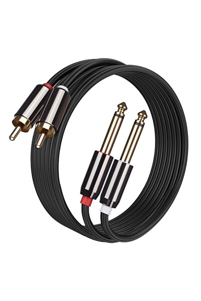 Bugucat 9.8 Feet RCA to 1/4 Cable, Dual 1/4 inch TS to Dual RCA Stereo Audio ...