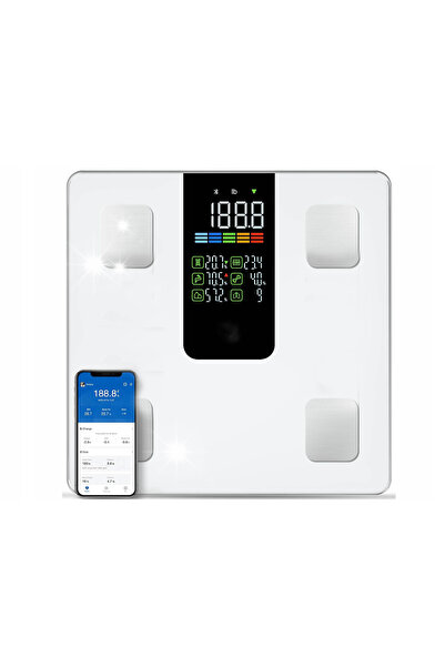 NO BRAND CÂNTAR ANALITIC ELECTRONIC DE BAIE BMI 226 kg CU ANALIZĂ CORPORALĂ Ș...