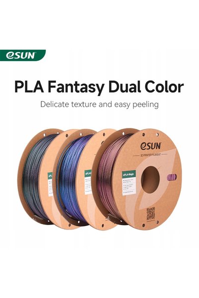 eSun PLA Magic Twinkling albastru închis 1.75mm 1kg bobină de hârtie