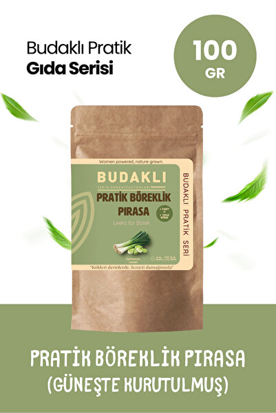 Pratik Böreklik Pırasa 100 Gr Kurutulmuş Pırasa Kuru Sebze 1 Paket 1 Tepsi Börek