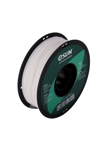 eSun Filament PLA+ alb 1.75mm 1kg bobină de hârtie