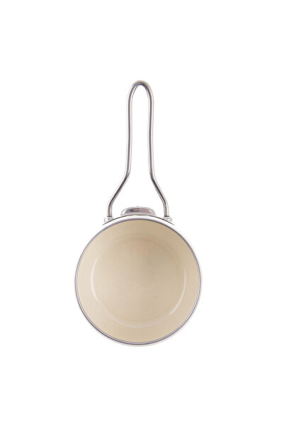 ARTEMİSPAK Cratiță emailată, cratiță tradițională cu mâner lung, 15 cm, 1,1 L