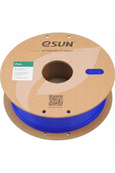eSun Filament PLA+ RGB albastru 1.75mm 1kg bobină de hârtie