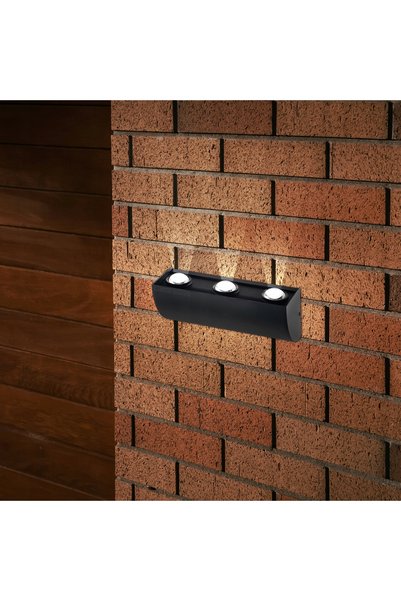 LEDtechnics Lampă de perete LED 3W 270lm pentru fațadă și grădină, de exterior
