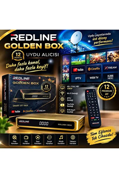 Redline GOLDEN BOX UYDU ALICISI SMART OTT BOX