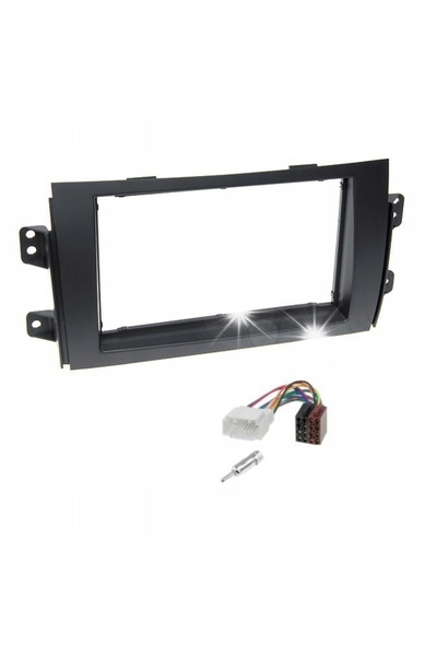 NO BRAND Ramă+Adaptor+Conector ISO Pentru Instalare Radio 2DIN Fiat Sedici Su...